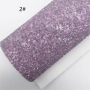 30*134CM Matt Color Chunky Glitter Leather For Fall