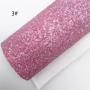30*134CM Matt Color Chunky Glitter Leather For Fall