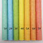 30*134CM Fluorescent Chunky Glitter Leather 