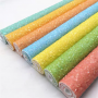 30*134CM Fluorescent Chunky Glitter Leather 