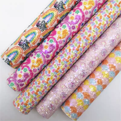 Chunky glitter,Chunky glitter fabric,Glitter for craft,Glitter leather fabric,Glitter leather for bows,glitter vinyl,patterned glitter,patterned glitter fabric