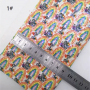 30X134CM Printed Chunky Glitter Leather For Bows