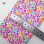 30X134CM Printed Chunky Glitter Leather For Bows