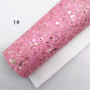 30X134CM Gold Sequin Ultra Chunky Glitter Leather