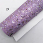 30X134CM Gold Sequin Ultra Chunky Glitter Leather