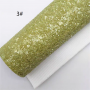 30X134CM Solid Color Chunky Glitter Leather For Fall