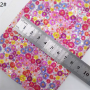 30X134CM Floral Crystal Chunky Glitter Leather