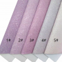 Purple shining chunky glitter leather felt backed mini rolls