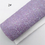 Beads chunky glitter leather felt backed mini rolls
