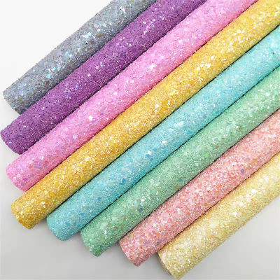 Chunky glitter fabric,Flake glitter,Glitter leather fabric,glitter vinyl fabric