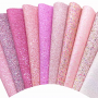 All available chunky glitter leather felt backed