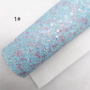 30X134CM Mini Roll Premium Chunky Glitter Leather