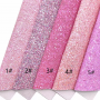 All available chunky glitter leather felt backed