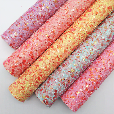 Chunky glitter,Chunky glitter fabric,Glitter for craft,Glitter leather fabric,Glitter leather for bows,glitter fabric