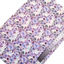 30X134CM Rose Pattern Chunky Glitter Leather For Crafts