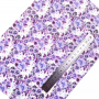 30X134CM Rose Pattern Chunky Glitter Leather For Crafts