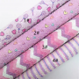 30X134CM Stripes Love Hearts Chunky Glitter Leather