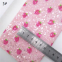 30X134CM Cherry Strawberry Chunky Glitter Leather