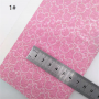 30X134CM Polka Dots Mickey Mouse Pattern Glitter Leather