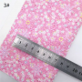 30X134CM Polka Dots Mickey Mouse Pattern Glitter Leather