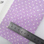 30X134CM Purple Polka Dots Love Hearts Chunky Glitter