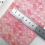 30X134CM Mermaid Scales Pattern Chunky Glitter Leather