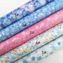 30X134CM Snowflakes Chunky Glitter Leather For Winter