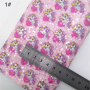 30X134CM Smile Face Love Hearts Chunky Glitter Leather 