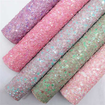Chunky glitter,Chunky glitter fabric,Glitter leather for hair bows
