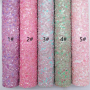 30X134CM Mixed Glitter With Felt Backing For Crafts Bows