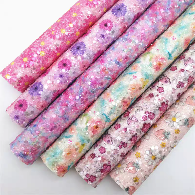 Chunky glitter,Chunky glitter fabric,Glitter for craft,Glitter leather fabric,Glitter leather for bows,Glitter leather for hair bows,glitter vinyl,patterned glitter,patterned glitter fabric