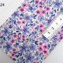 30X134CM Vibrant Floral Chunky Glitter Leather Fabric