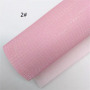 30X134CM Grids Pattern  Chunky Glitter Leather 