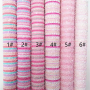 30X134CM Colorful Stripes Chunky Glitter Leather  
