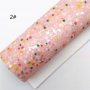 30X134CM  Chunky Glitter Leather For Christmas