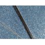 Blue Chunky Glitter Leather With Beads Felt Backing