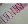 Stripes Pattern Chunky Glitter Leather Felt Backing