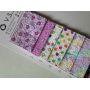 Stripes Pattern Chunky Glitter Leather Felt Backing
