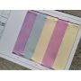 UV Changing Color PU Leather Fabric Felt Backing