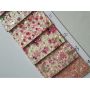 Love Hearts Pattern Chunky Glitter Leather Felt Back