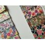 Felt Backing Flower Pattern Chunky Glitter Leather