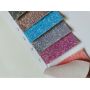 Round Sequin And Tinsel Chunky Glitter Leather