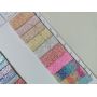 Premium Chunky Glitter Leather Twill Fabric Backing