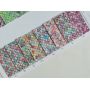 Mermaid Scales Pattern Felt Backing Glitter Leather