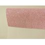 Pink Solid Color Chunky Glitter Leather Felt Backing