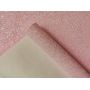 Pink Solid Color Chunky Glitter Leather Felt Backing