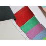 Smooth Fine Glitter Leather With Thick Felt Backing 
