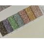 Solid Color Ultra Chunky Glitter Leather With Felt Backing