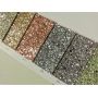 Solid Color Ultra Chunky Glitter Leather With Felt Backing