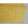 Yellow Holographic Iridescent Chunky Glitter Leather 